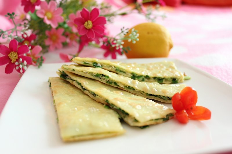 秀一下昨晚做的韭菜饼