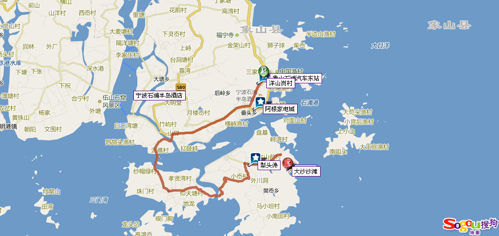 宁波象山鹤浦大沙沙滩--一个原生态旅行的好地方