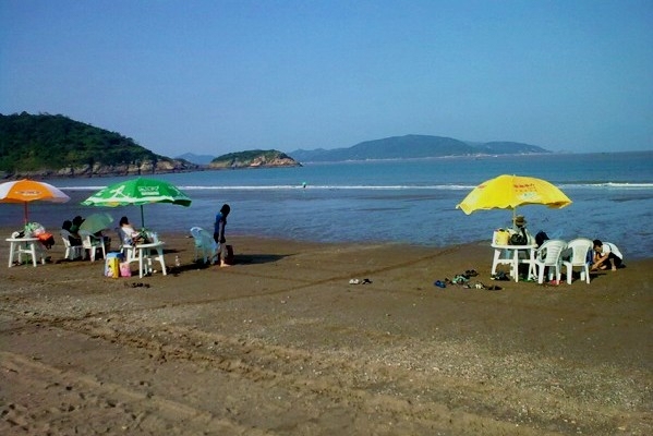 宁波象山鹤浦大沙沙滩--一个原生态旅行的好地方