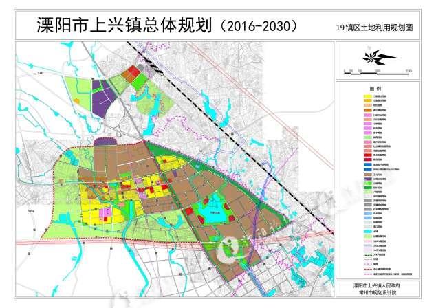 上兴镇最新规划图,希望房价和消费不要在涨了!-溧阳