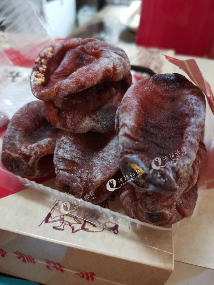 柿饼看着像有霉斑的