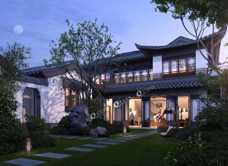 天目湖南山郡四合园面积160-210平方,单价17000,洋房面积129-134平方