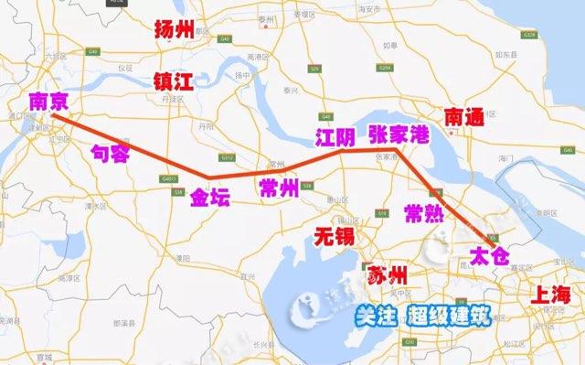 沿江高铁规划线路