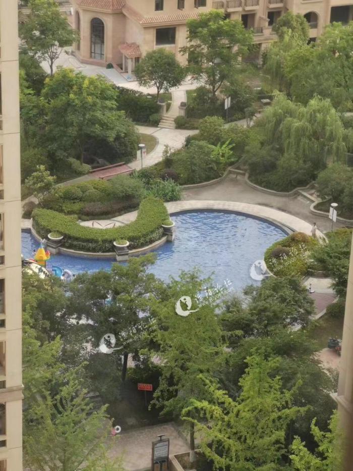 来溧阳君悦豪庭游泳啦